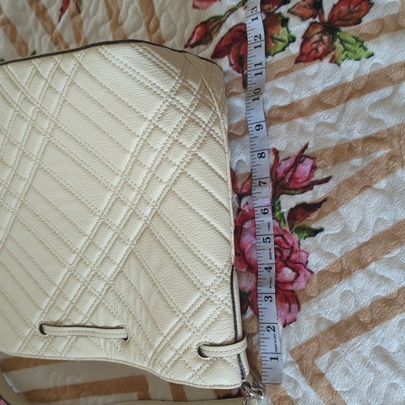 Lauren Ralph Debby Plaid Quilted Leather Shoulder Crossbody bag. - Picture 4 of 14